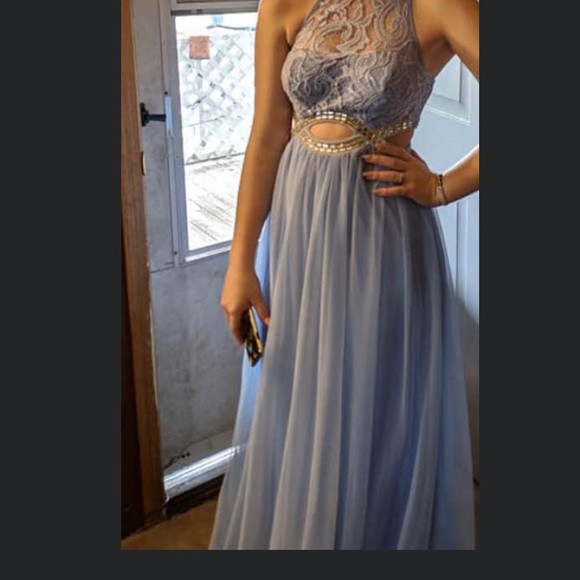 gorgeous Cinderella blue prom dress - Picture 1 of 2
